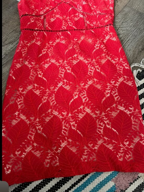 By the Way Revolve red lace mini dress By the Way Revolve red lace mini dress